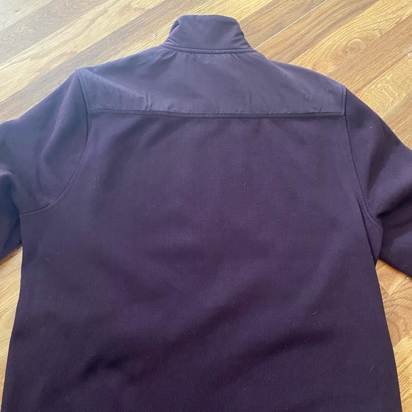 Perry Ellis Fleece zip jacket maroon north face - Picture 7 of 9